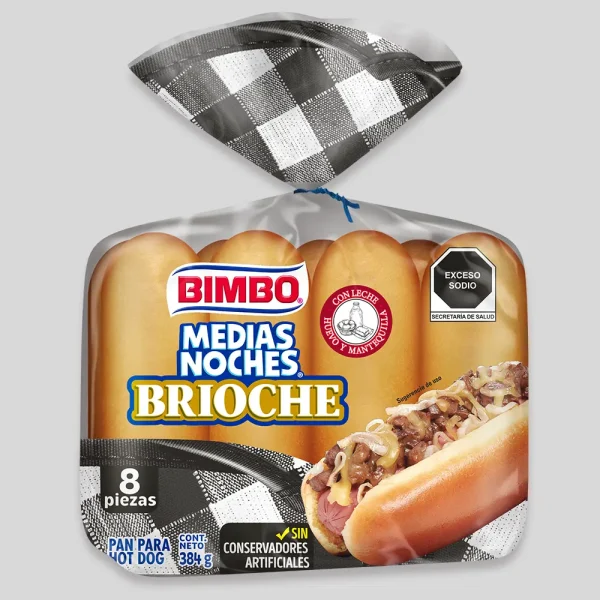 Medias Noches Brioche 8p 384g