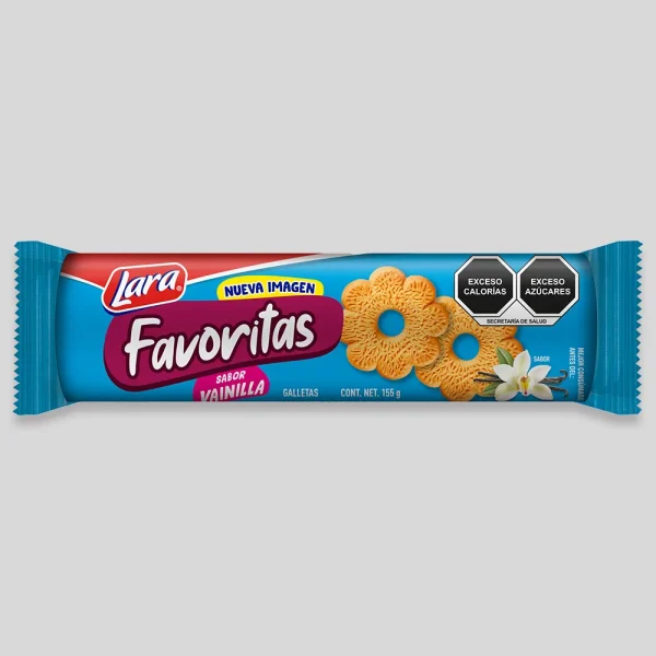 Favoritas Vainilla 1p 155g