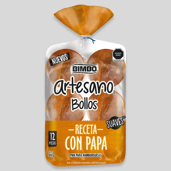 Bollos Artesano con Papa FS 12p 996g
