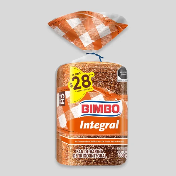 Pan integral Bimbo 300g