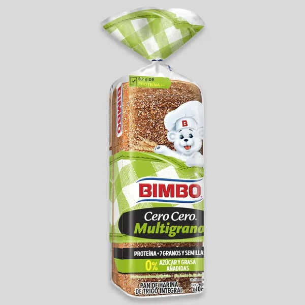Pan Multigrano Cero Cero 1p 610g