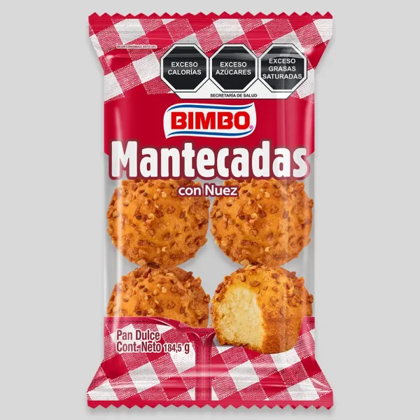 Mantecadas Nuez 6p 184.5g